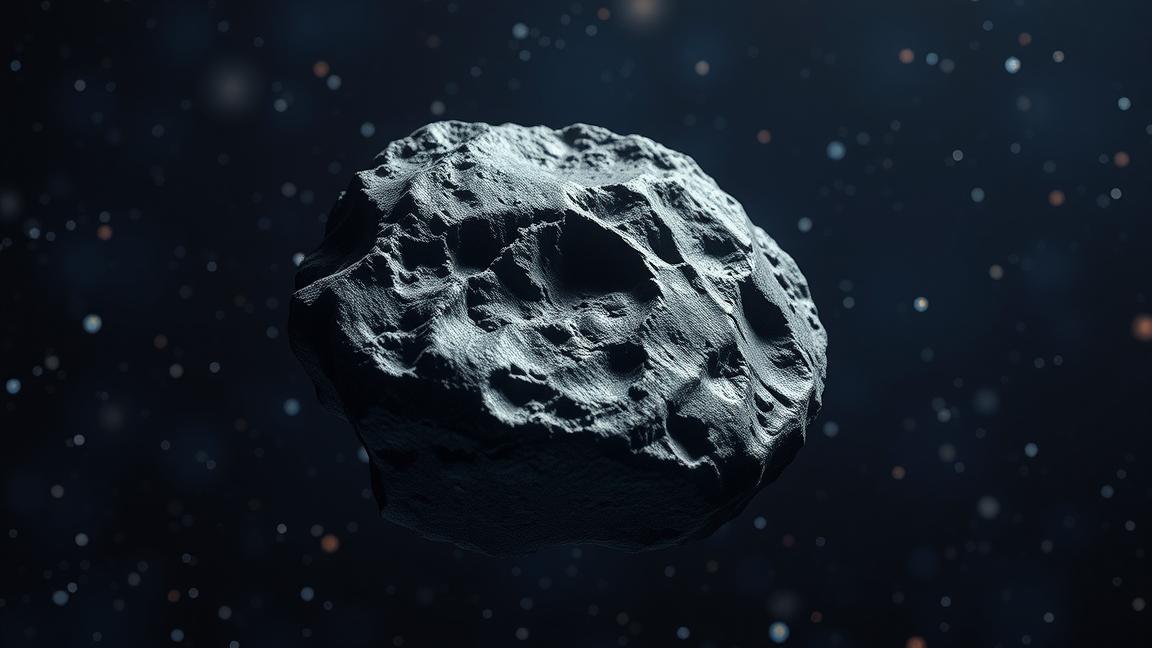 Az aszteroidák űrbeli kép, amelyek az élet alapköveit tartalmazhatják.