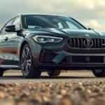 Új BMW használtautó a szabadban, napfényben