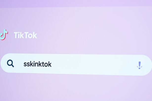 TikTok keresőfelülete az extrém soványság ellenőrzéséért.