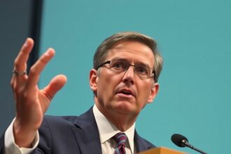 Politikai beszéd a gazdasági helyzetről és adóemelésről