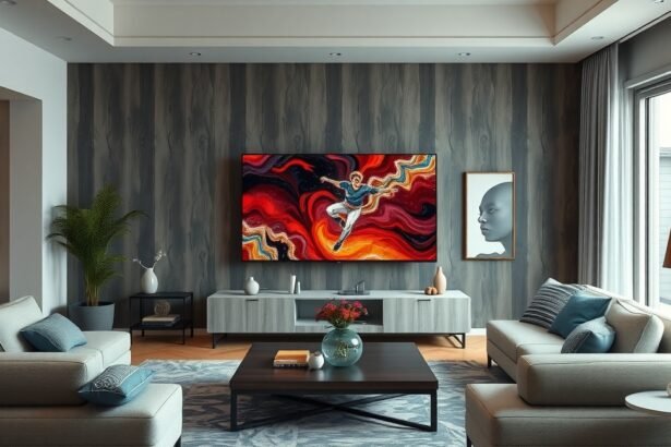 Samsung QE65QN900D Mini LED 8K TV in a contemporary living room