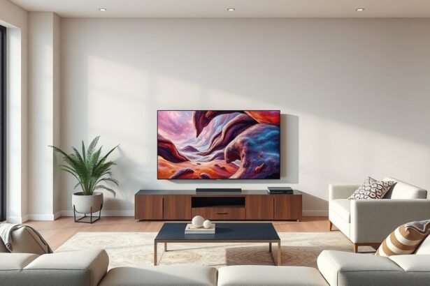 Philips 75PUS9010 LED TV a modern nappaliban