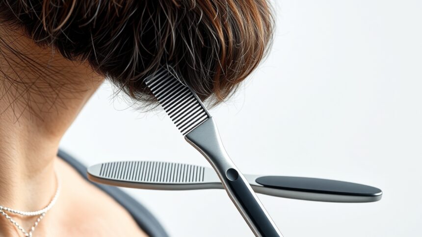 Szakállvasaló fésű a sima és ápolt szakállért.