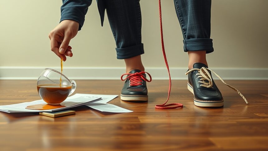 Kifolyó kávé és egy zavaros pillanat, életbölcsesség tanulságokkal.