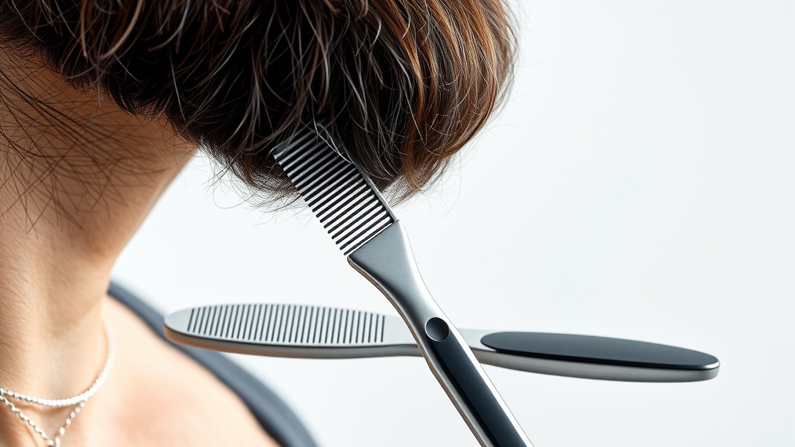 Szakállvasaló fésű a sima és ápolt szakállért.