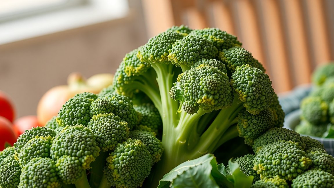 Friss brokkoli gazdag tápanyagokban és antioxidánsokban