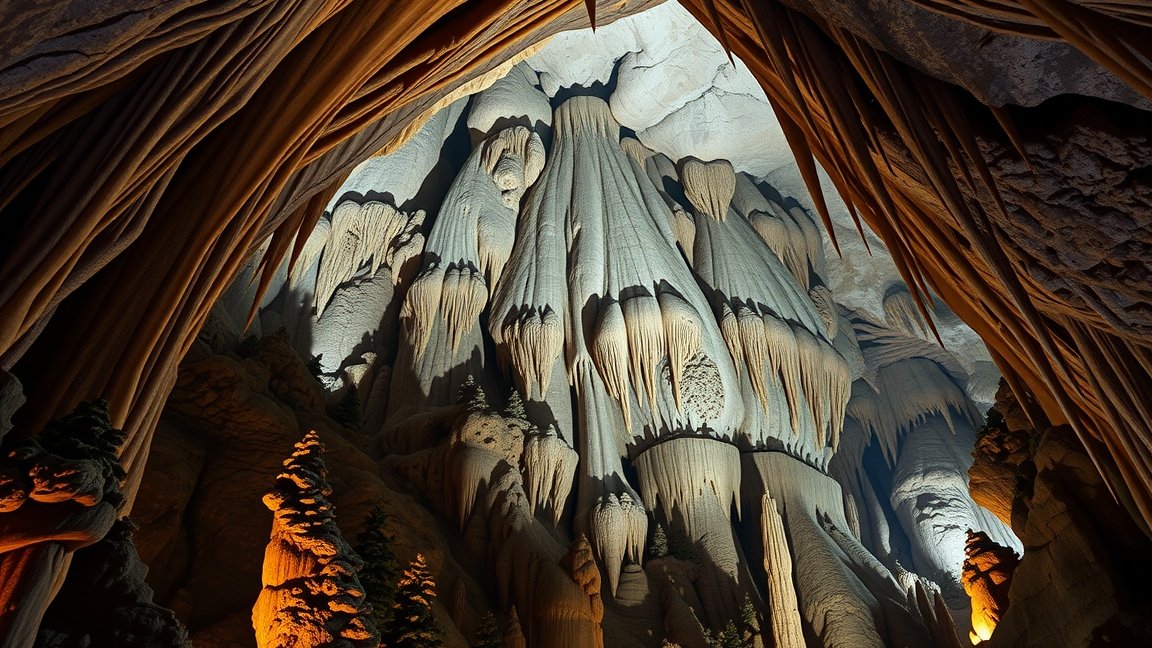 Lenyűgöző cseppkőformák Európa legnagyobb cseppkőbarlangjában