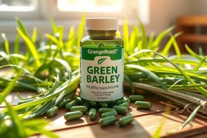 Zöldárpa kapszula egészséges étrend-kiegészítő a tápanyagokért.