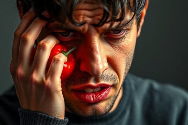 Férfi borssal az arcán, kifejezett aggodalommal