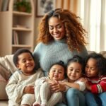 Beyoncé gyermekeivel otthon, boldog családi pillanat