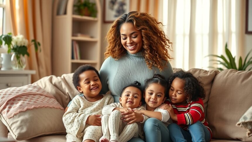 Beyoncé gyermekeivel otthon, boldog családi pillanat