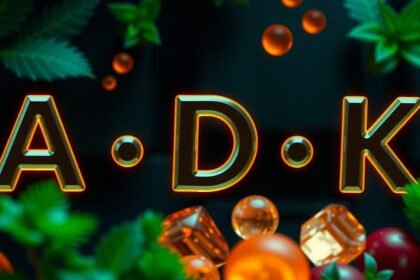 A, D, K vitaminok, fontos zsírban oldódó vitaminok az egészséghez.