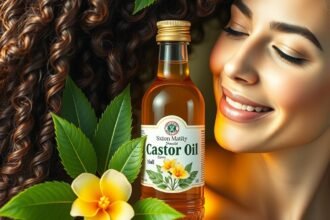Ricinusolaj, a természetes bőrápolás és hajápolás alapja.