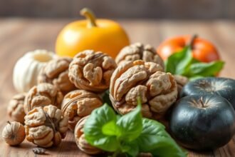 Dió és zöldségek vegyesen az emésztés támogatására