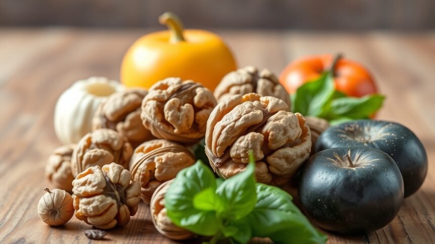 Dió és zöldségek vegyesen az emésztés támogatására