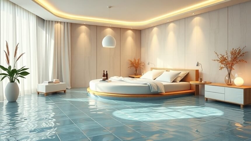 Modern vízágy a pihentető alvás és kényelem érdekében