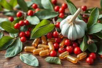 Fokhagyma, galagonya és fagyöngy kapszulák szív- és érrendszeri egészséghez