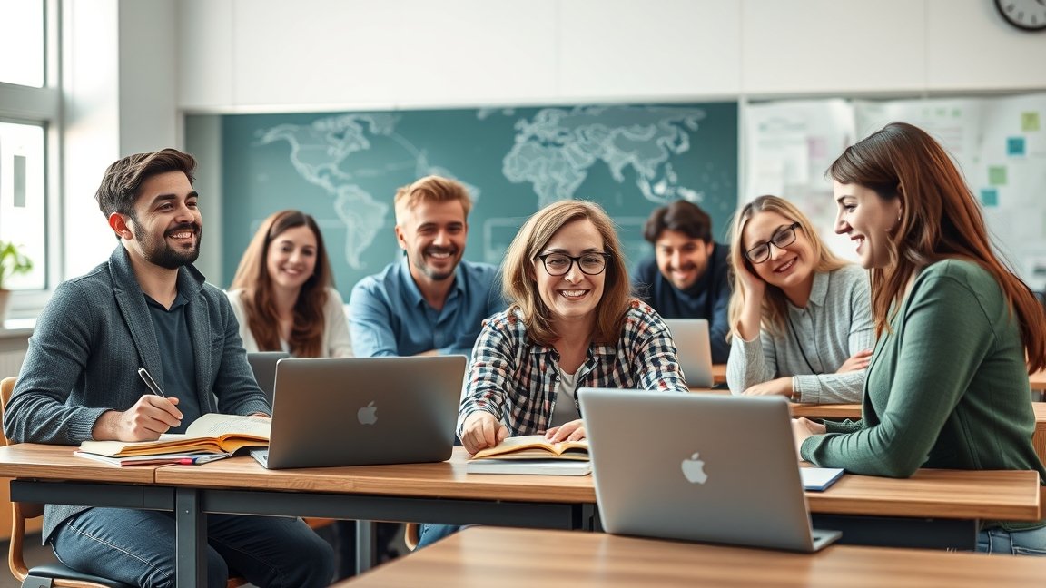 Német nyelvtanulás csoportban, online eszközök használata