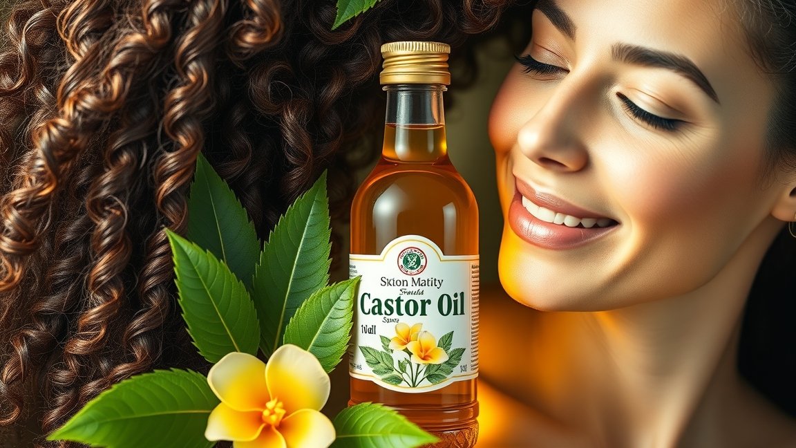 Ricinusolaj, a természetes bőrápolás és hajápolás alapja.