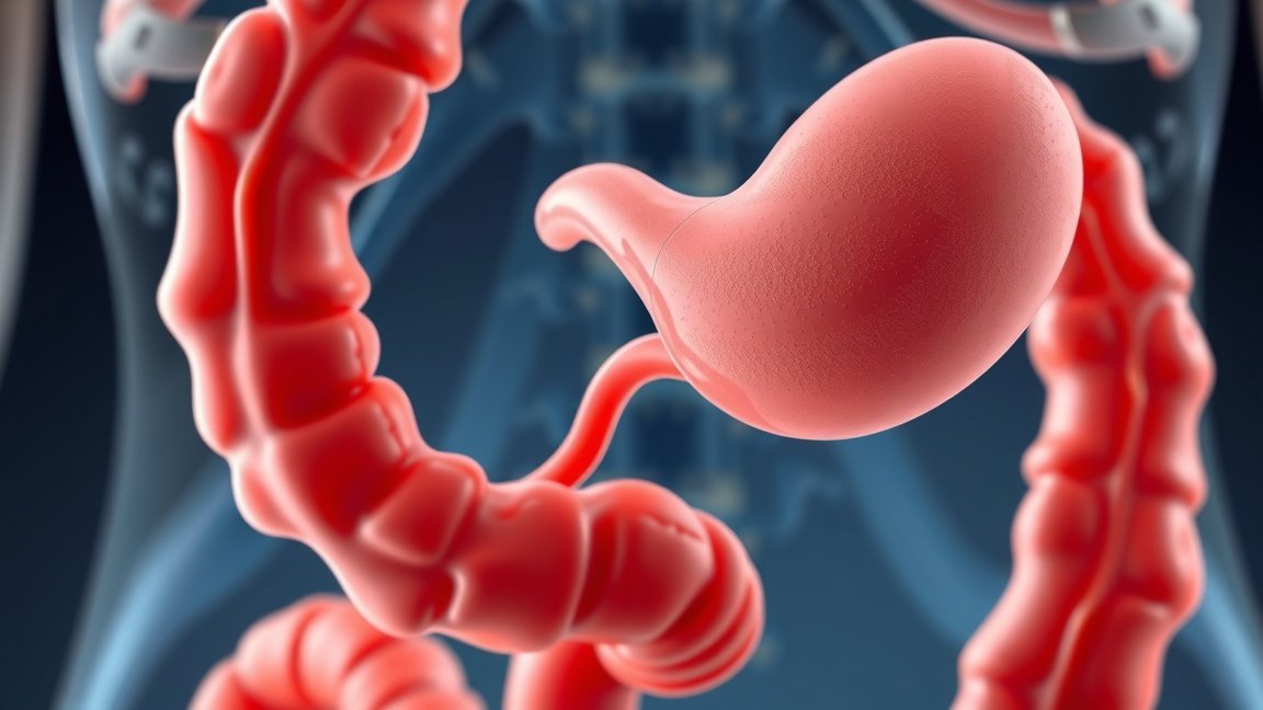 A Vater-papilla és az emésztőrendszer anatómiai ábrázolása.