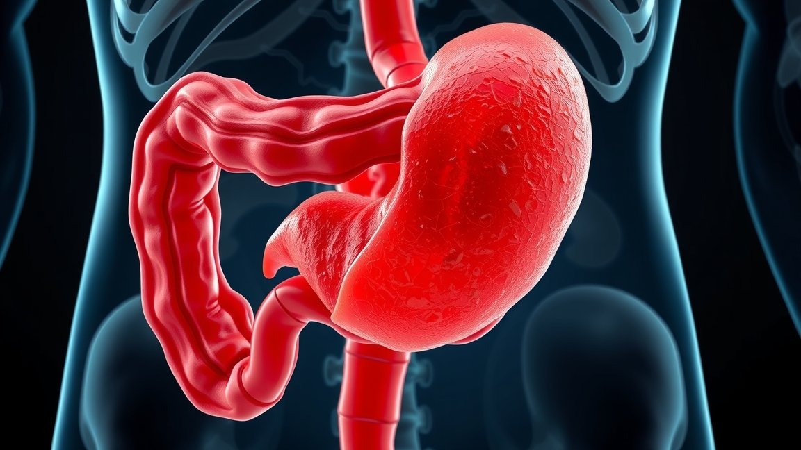 A Vater-papilla és az emésztőrendszer illusztrációja