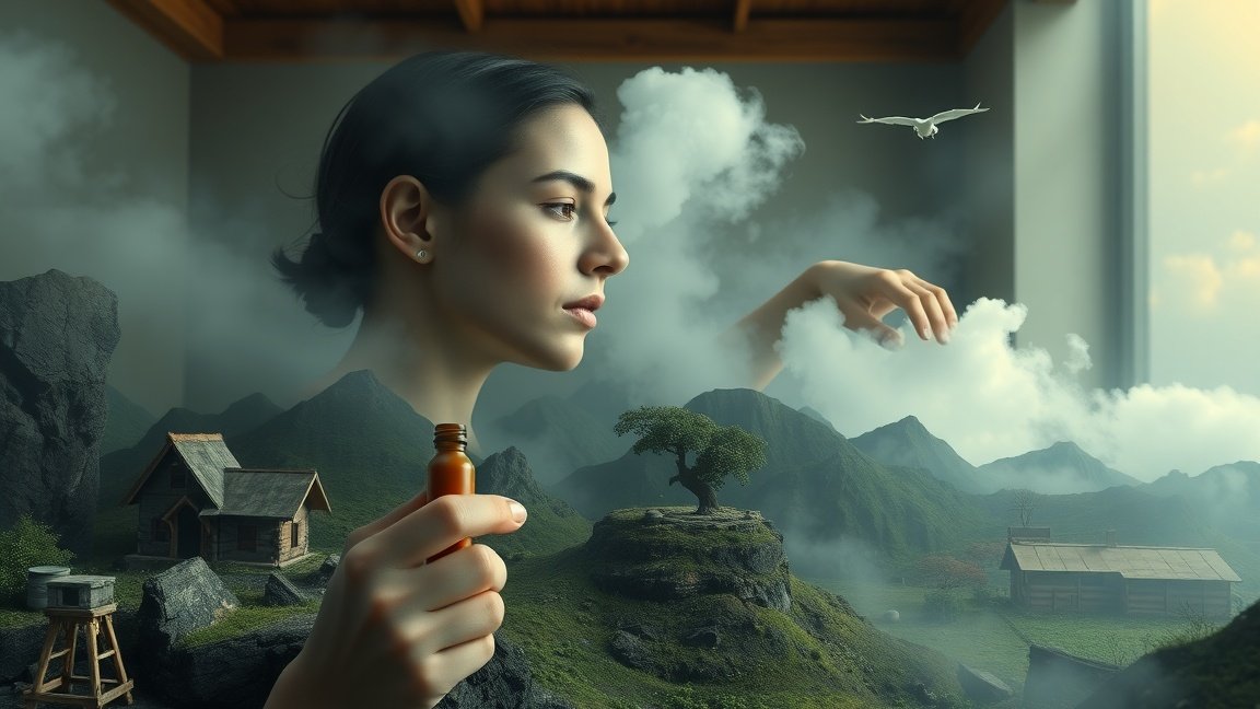 Az arzén egészségügyi kockázatai: források, tünetek és megelőzés lehetőségei 1 Nő arzén védelmi intézkedésekkel, természetes táj hátterével.