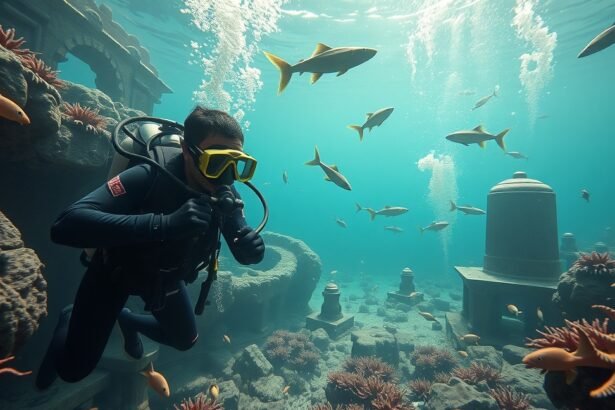 Búvár a Cartesius búvár alatt, hidrosztatika és tengeri élet felfedezése