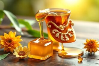 Méhpempő és virágok, természetes támogatás a pajzsmirigy egészségéhez.