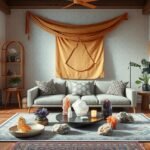 Modern lakás ásványkövekkel a közérzet javításáért