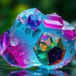 Színes turmalin ásvány, természetes egészségmegőrzéshez.