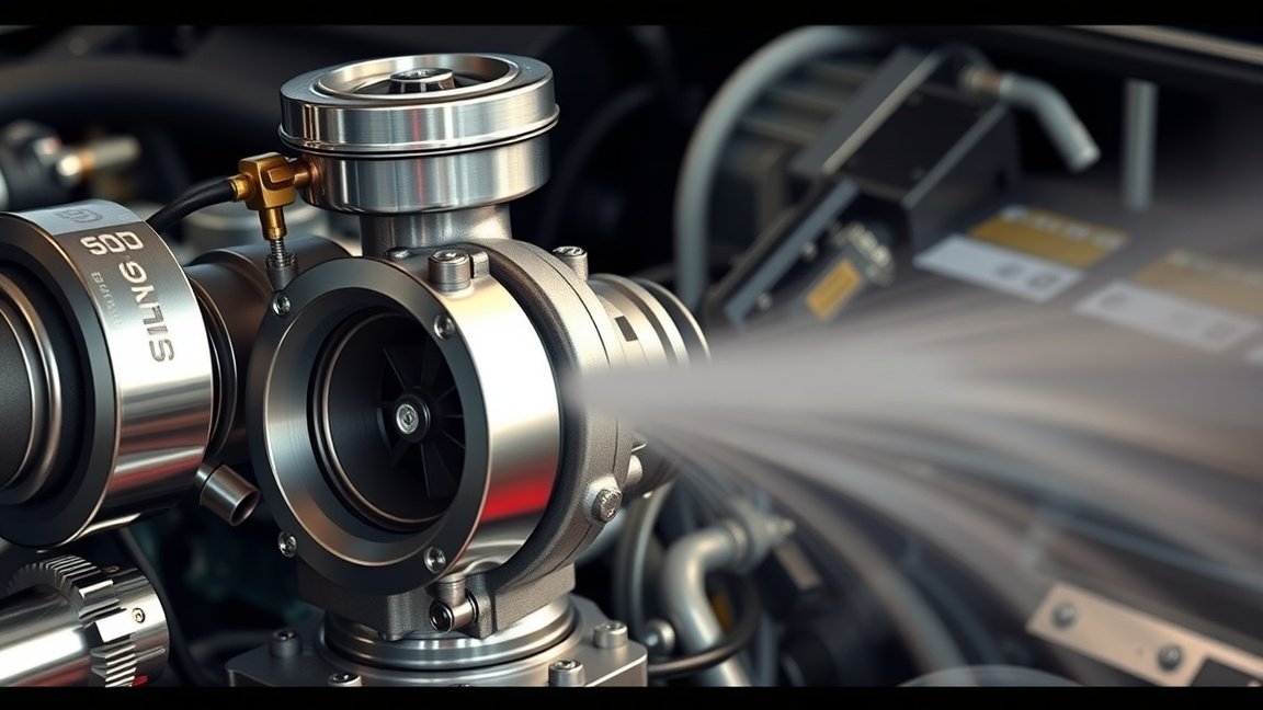 Turbo szabályzó szelep motor teljesítmény optimalizálásához
