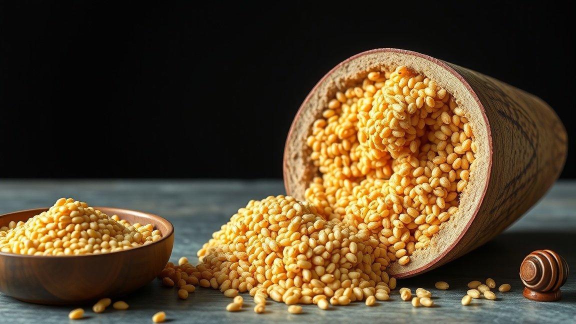 Köles egy tálban és egy edényben, tápláló gabona