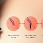 Tetováló gép működése: tűk, amelyeket a bőr átütésére használnak