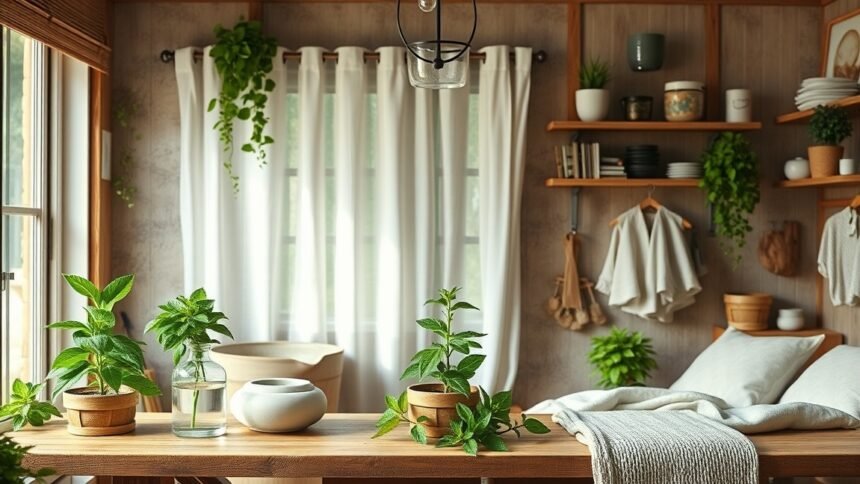 Borsmenta illóolaj és frissítő növények a modern otthonban