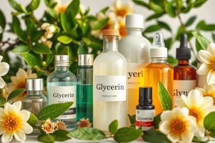 Glicerint tartalmazó kozmetikai termékek szépségápoláshoz.