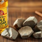 Almaecet és vesekövek közelről, egészségügyi hatásokkal.