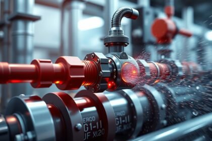 Áramlásérzékelő a folyadékok és gázok mérésére.