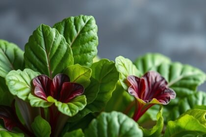 Friss sóska zöld levelek, tápanyagdús zöldség.