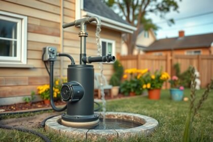Háztartási mélykúti szivattyú működése és telepítése a kertben