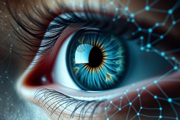 Az emberi szem részlete, fényérzékelés és agyi képalkotás összefüggései.