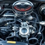 Autó motor hűtőrendszere részletes képe