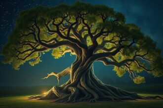 Az életfa szimbolizálja a spirituális növekedést és az érzelmi fejlődést.