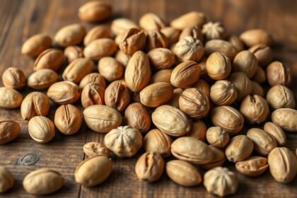 Brazil diók, gazdag szelénben, egészségügyi előnyökkel