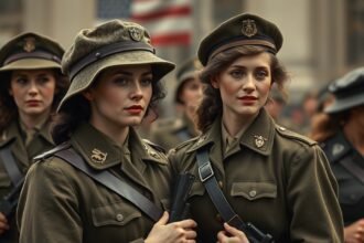 Nők katonai egyenruhában az I. világháború idején