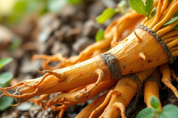 A ginzeng gyökere, természetes gyógymód az immunrendszer erősítésére.