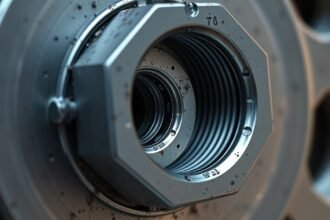 Önzáró anya részlete, ipari felhasználásra tervezve.