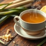 Frissítő indiai citromfű tea citrommal és gyógynövényekkel.