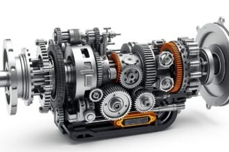 Sebességváltó gépészeti elemei, autótechnika részletezve.