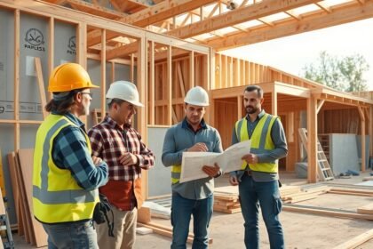 Építkezés során szakértők tervezik a passzívházat