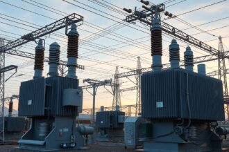 Ipari elektromos rendszerek fázisjavító kondenzátorai és transzformátorai